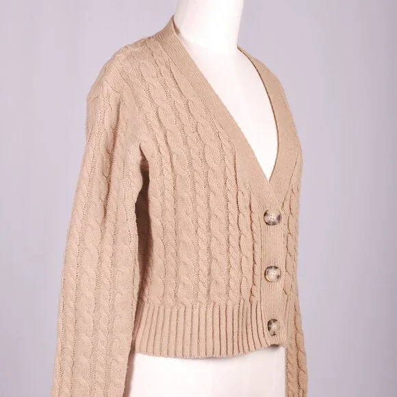 EUC Nasty Gal Cableknit Cardigan, Sz - M - Picture 4 of 6
